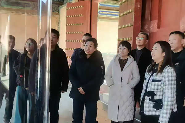 管委会主任杨梅在清西陵基层陵所调研